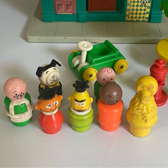 Fisher Price Play Family Sesame Street Play Set Vintage 1974 - Picture 2 of 8